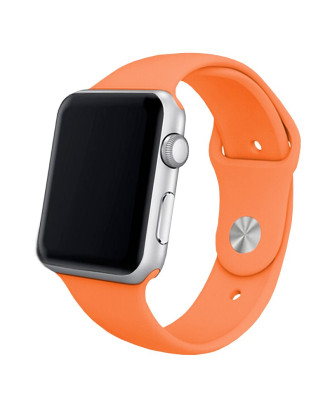 Correia COOL para Apple Watch Series 1 / 2 / 3 / 4 / 5 / 6 / 7 / 8 / 9 / SE (42 / 44 / 45 mm) Borracha coral
