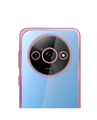 Capa COOL para Xiaomi Redmi A3 Borde Metálico (Rosa)
