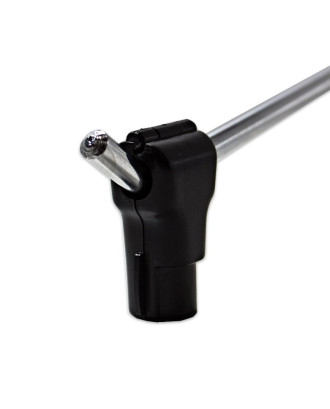 Cadeado anti-roubo de plástico preto (para gancho simple) 8mm