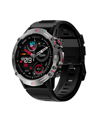 Smartwatch COOL Ecrã AMOLED Adventure Preto (Chamadas, Esporte, Saúde)