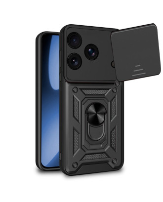 Capa COOL para iPhone 17 Pro Max / 18 Pro Max Hard Ring Preto