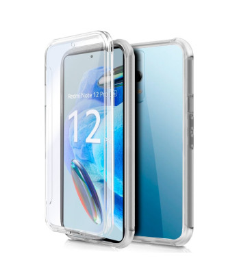 Capa COOL de Silicone 3D para Xiaomi Redmi Note 12 Pro 5G (frente e verso transparentes)
