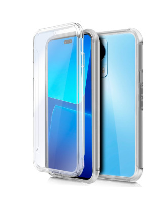 Capa COOL de Silicone 3D para Xiaomi 13 Lite (transparente frente + verso)