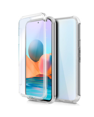 Capa COOL de Silicone 3D para Xiaomi Redmi Note 10 Pro (frente e verso transparentes)