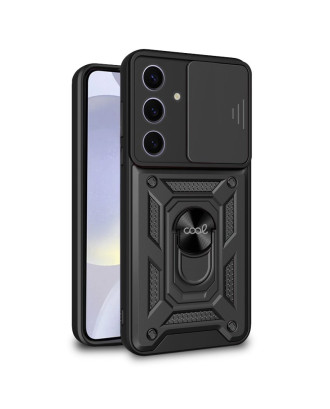 Capa COOL para Samsung S921 Galaxy S24 / S25 Hard Ring Preto