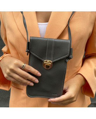 Bolsa Universal Basic de até 6,7 pol. COOL Cinza Escuro