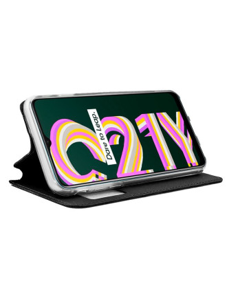 Capa Flip Cover COOL para Realme C21Y / C25Y Preto