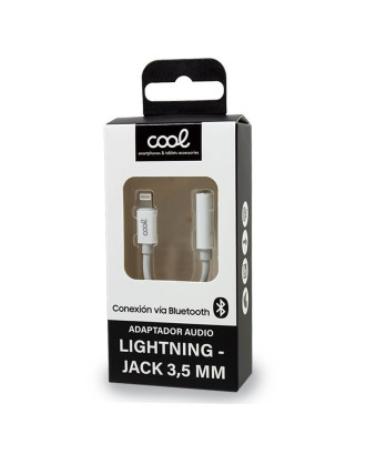 Adaptador Conector Lightning para Jack 3,5 mm (Bluetooth) Universal COOL