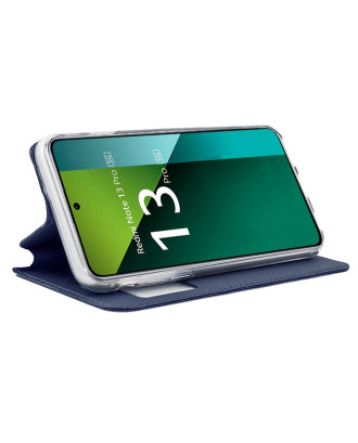Capa Flip Cover COOL para Xiaomi Redmi Note 13 Pro 5G / Poco X6 5G Azul