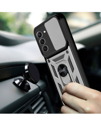 Capa COOL para Samsung S916 Galaxy S23 Plus Hard Ring Prata