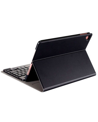 Capa COOL para iPad (2019 / 2020 / 2021) 10,2 pol. Couro Sintético Teclado Bluetooth (Preto)