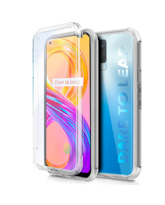 Capa COOL de Silicone 3D para Realme 8 / 8 Pro (frente e verso transparentes)