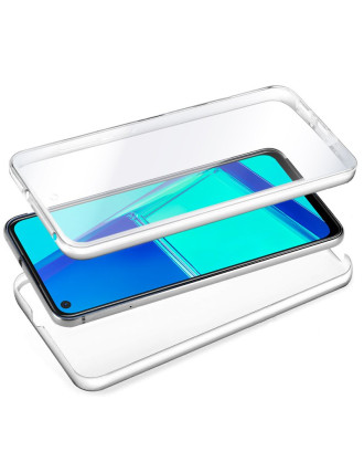 Capa COOL de Silicone 3D para Oppo A52 / A72 / A92 (frente e verso transparentes)