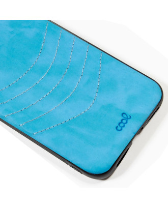 Capa COOL para iPhone 11 Pro Max Leather Azul Céu