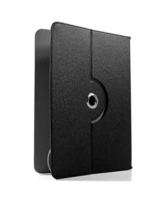 Capa COOL Ebook / Tablet 8 poleg.  Couro Sintético Preto Rotativa