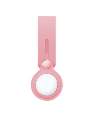 Capa COOL Loop compatível com AirTag Silicone Rosa