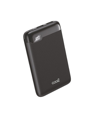 Bateria Externa Power Bank 5000 mAh Display COOL 10W Preto