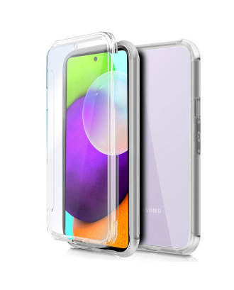 Capa COOL de Silicone 3D para Samsung A525 Galaxy A52 / A52 5G / A52s 5G (frente e verso transparentes)