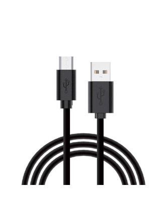 Cabo USB universal COOL compatível (Micro-Usb) 1,2 metros Preto 2,4 Amp