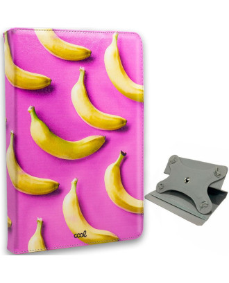 Capa COOL Ebook / Tablet Universal 9,7 - 11 poleg. Couro Sintético Bananas (Quadrado)