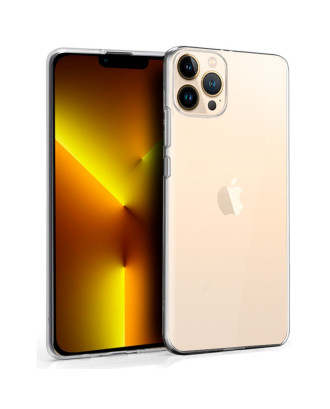 Capa de silicone COOL para iPhone 13 Pro Max (transparente)