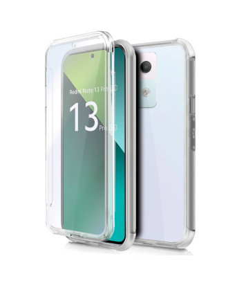 Capa COOL de Silicone 3D para Xiaomi Redmi Note 13 Pro 5G / Poco X6 5G (transparente frente + verso)