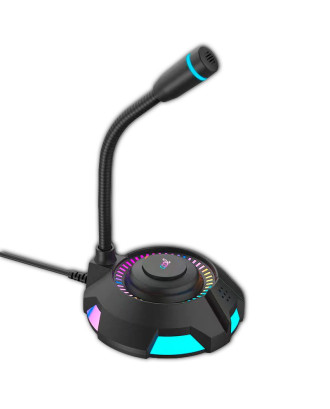 Microfone COOL Gaming USB Led RGB