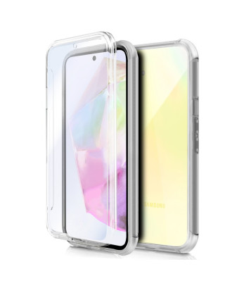 Capa COOL de Silicone 3D para Samsung A356 Galaxy A35 5G (transparente frente + verso)