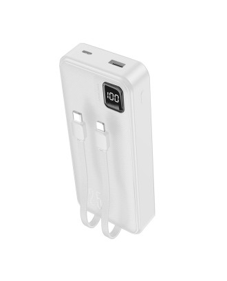 Bateria Externa Universal Power Bank 22.5W 20.000 mAh (Tipo C / Lightning) COOL Branco