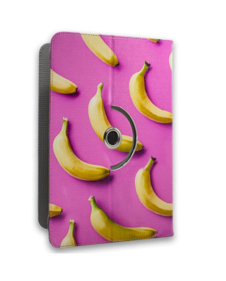 Capa COOL Ebook / Tablet Universal 9,7 - 11 poleg. Couro Sintético Bananas (Quadrado)