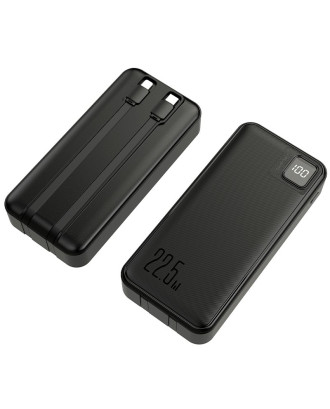Bateria Externa Universal Power Bank 22.5W 20.000 mAh (Tipo C / Lightning) COOL Preto