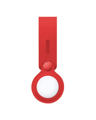 Capa COOL Loop compatível com AirTag Silicone Vermelho