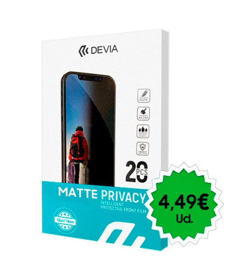 Protetor Hidrogel Devia Privacy Protector Front Film Intelligent (Pack 20 unidades)