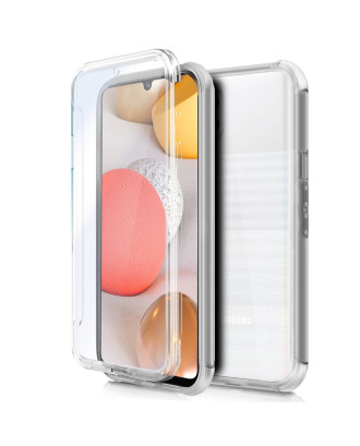 Capa COOL de Silicone 3D para Samsung A426 Galaxy A42 5G (frente e verso transparentes)