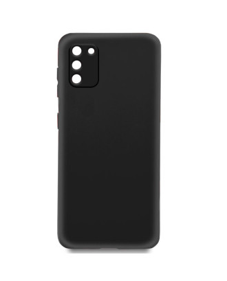 Capa de silicone COOL para Samsung A037 Galaxy A03s (preta)