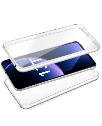 Capa COOL de Silicone 3D para Xiaomi 13T / 13T Pro (transparente frente + verso)