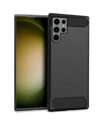 Capa COOL para Samsung S918 Galaxy S23 Ultra Carbono Preto