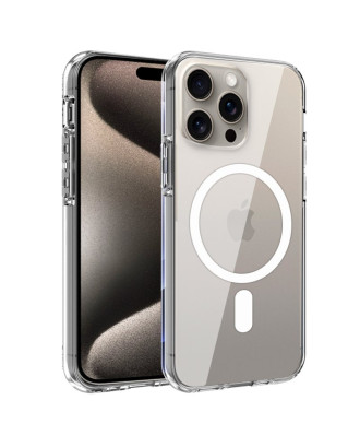 Capa COOL para iPhone 15 Pro Max Magnética Transparente