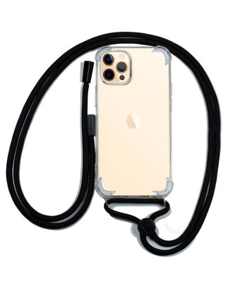 Capa COOL para iPhone 12 Pro Max Cordão Preto