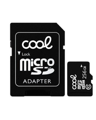 Cartão de memória Micro SD com Adaptador x256 GB COOL (Classe 10)