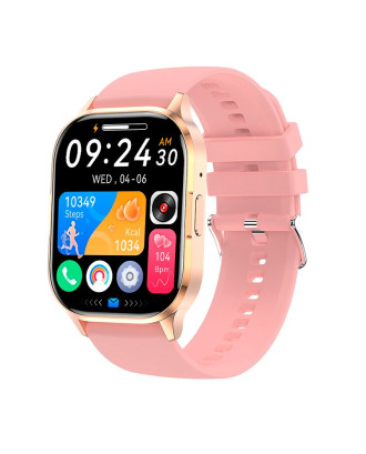 Smartwatch COOL Delta Silicone Rosa (Amoled, Chamadas, Esporte, Saúde)