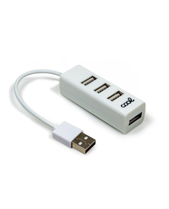 Hub Universal USB 2.0 COOL 4 Portas USB Branco