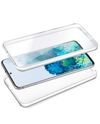 Capa COOL de Silicone 3D para Samsung G985 Galaxy S20 Plus (frente e verso transparentes)