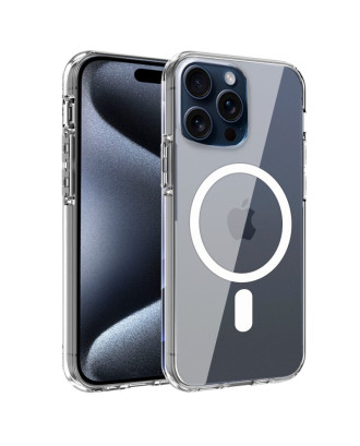 Capa COOL para iPhone 15 Pro Magnética Transparente