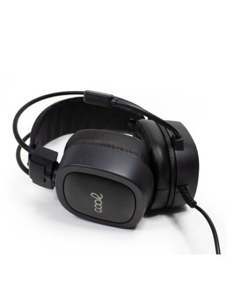 Auscultadores estéreo PC / PS4 / PS5 / Xbox Gaming COOL Houston Lighting + Adapt. Áudio