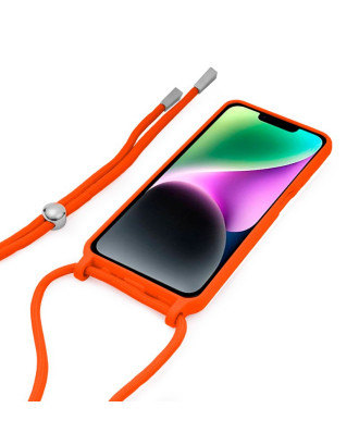 Capa COOL para iPhone 14 Cordão Salmão