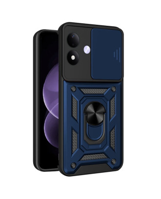 Capa COOL para Xiaomi Redmi Note 17 5G Hard Ring Azul Marinho