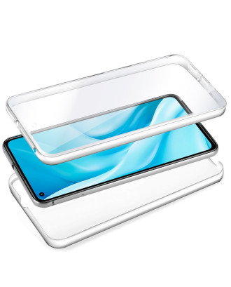 Capa COOL de Silicone 3D para Xiaomi Mi 11 Lite / Mi 11 Lite 5G (frente e verso transparentes)