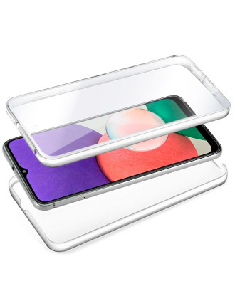 Capa COOL de Silicone 3D para Samsung A226 Galaxy A22 5G (frente e verso transparentes)