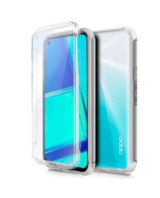 Capa COOL de Silicone 3D para Oppo A52 / A72 / A92 (frente e verso transparentes)